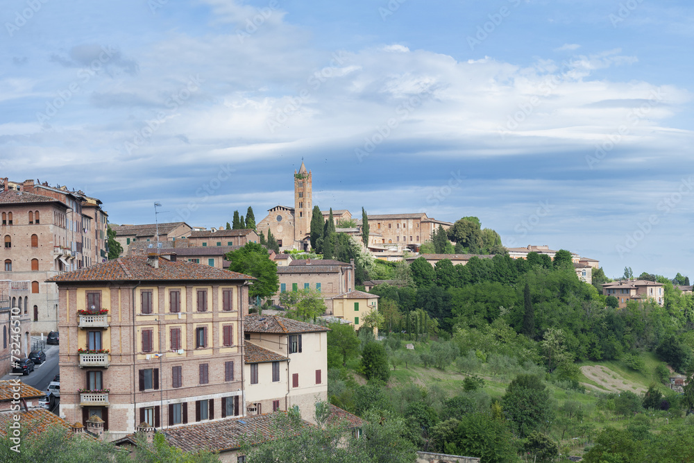 Panorama of Siena, Tuscany, Italy
