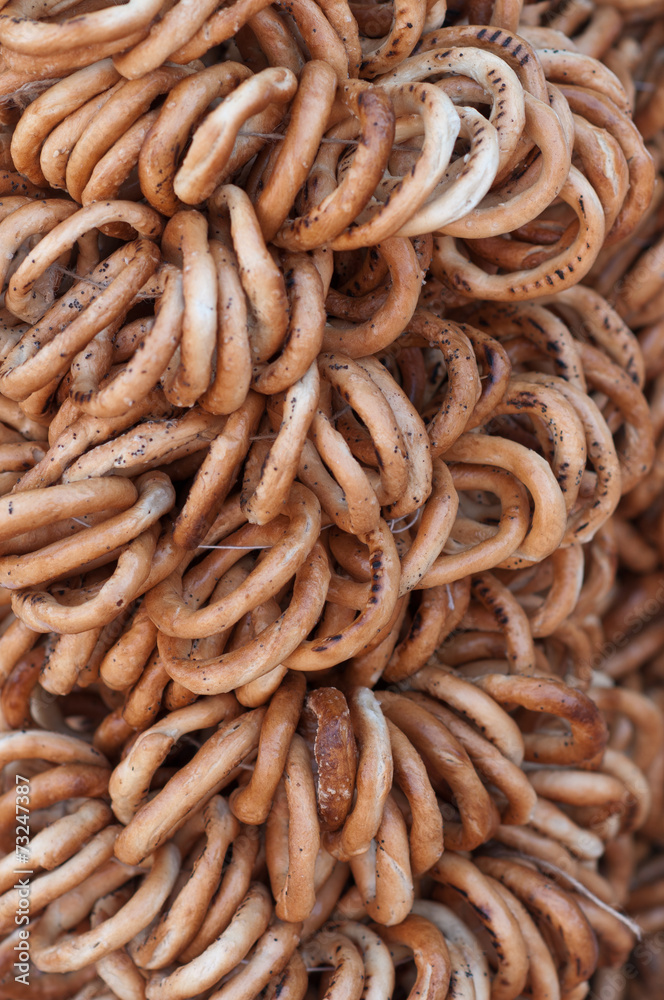 Romanian traditional bagels string Romanian traditional bagels string