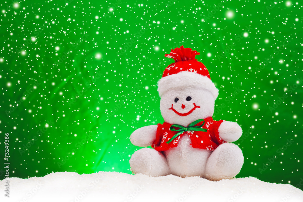 Smiling Generic Christmas Snowman Toy