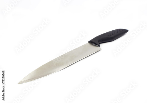 Kitchen knife on a white background