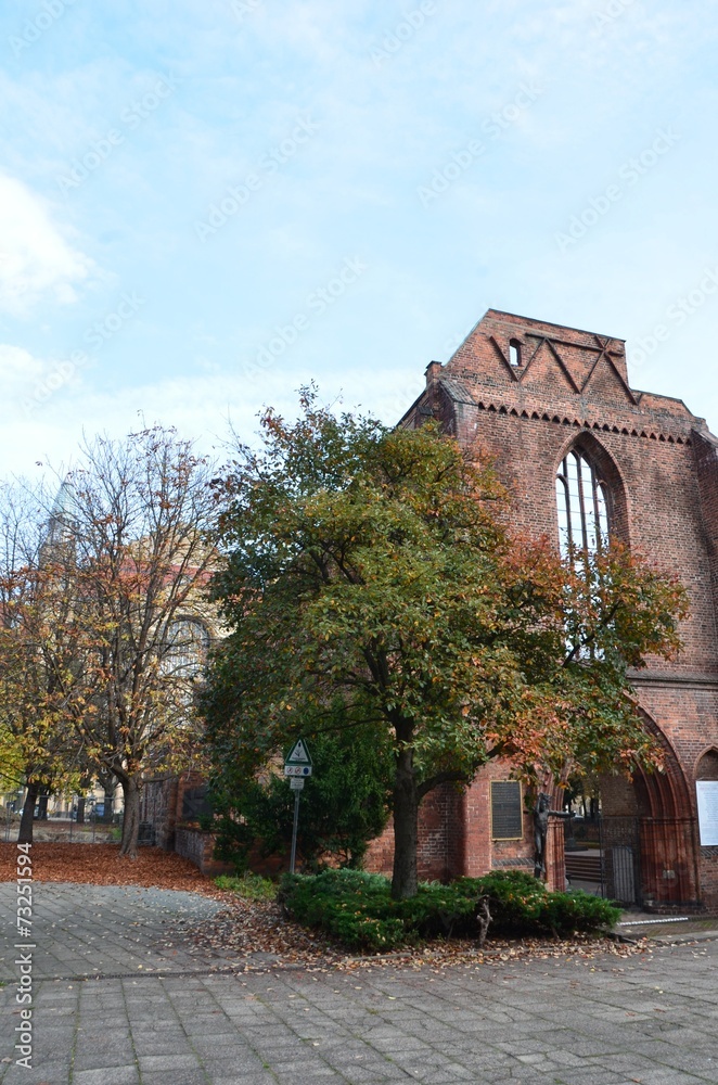Les vestiges de l'église Kloster à Berlin 