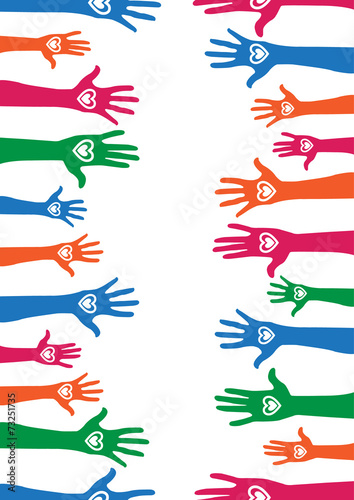 Hands - hearts in the hands