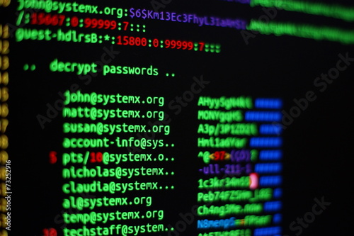Retrieving passwords from an hacked computer photo