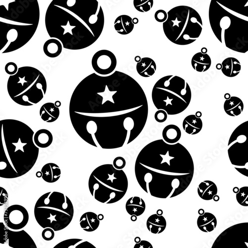 jingle bell seamless pattern