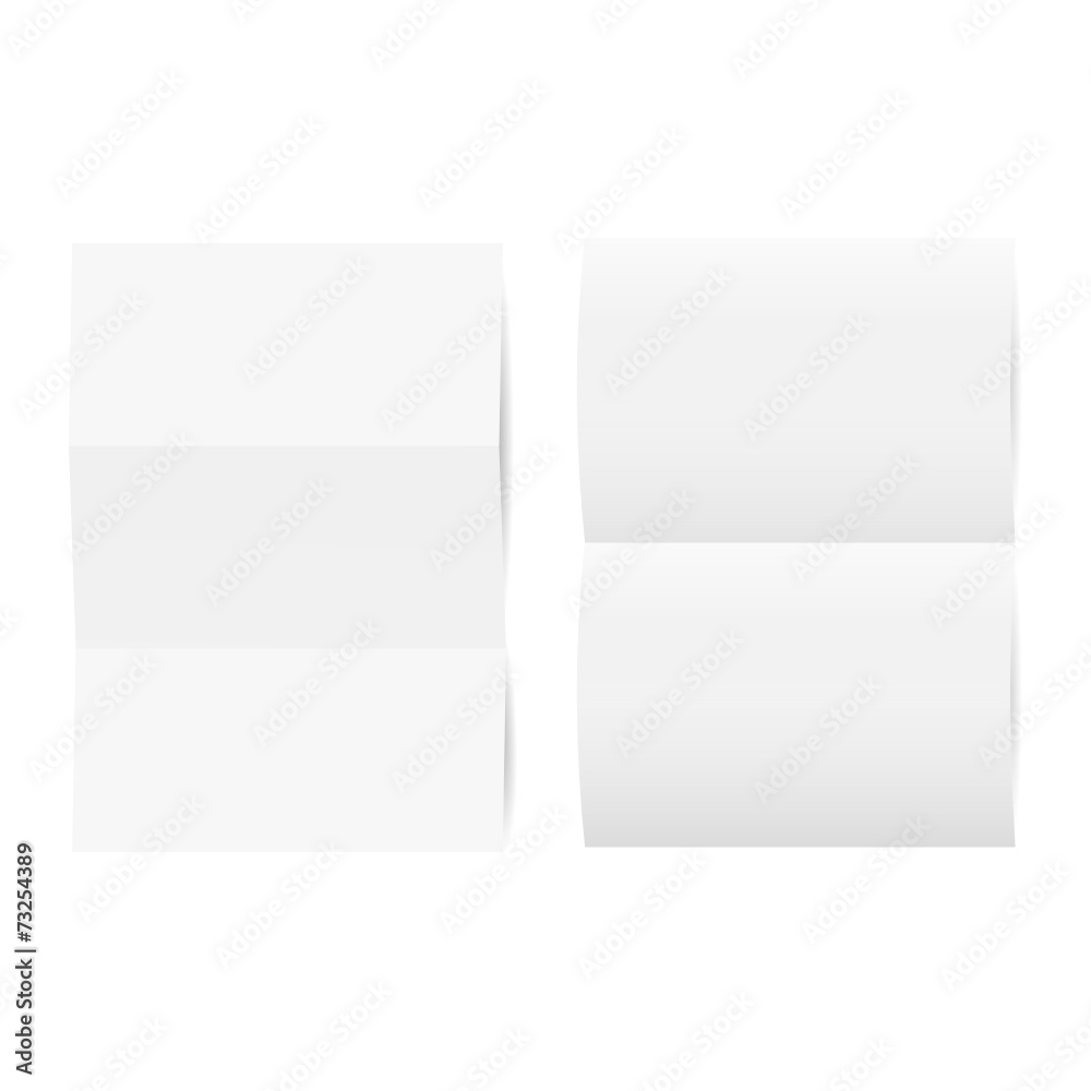 papierblatt gefaltet I