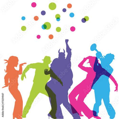 Party Silhouetten