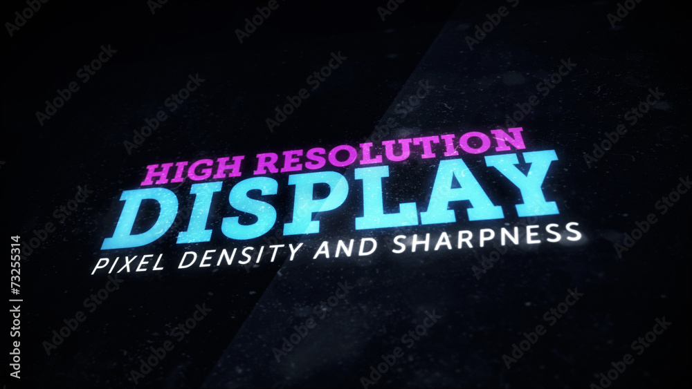 Obraz premium Sharp high resolution display device