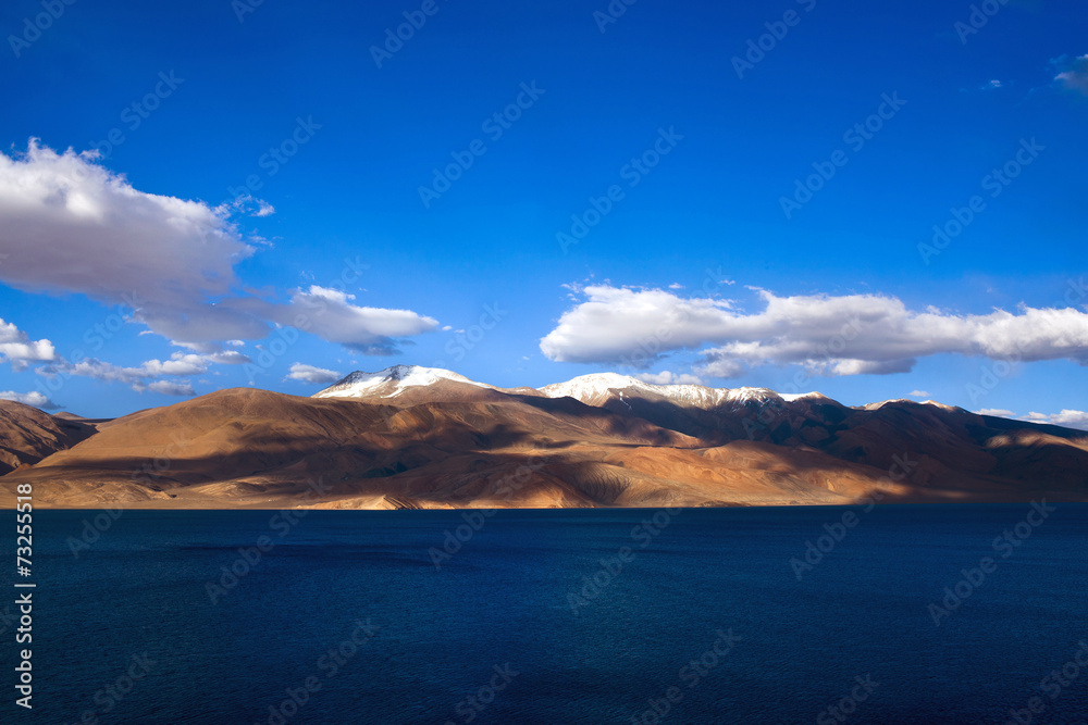 Tso Moriri lake in Ladakh, North India
