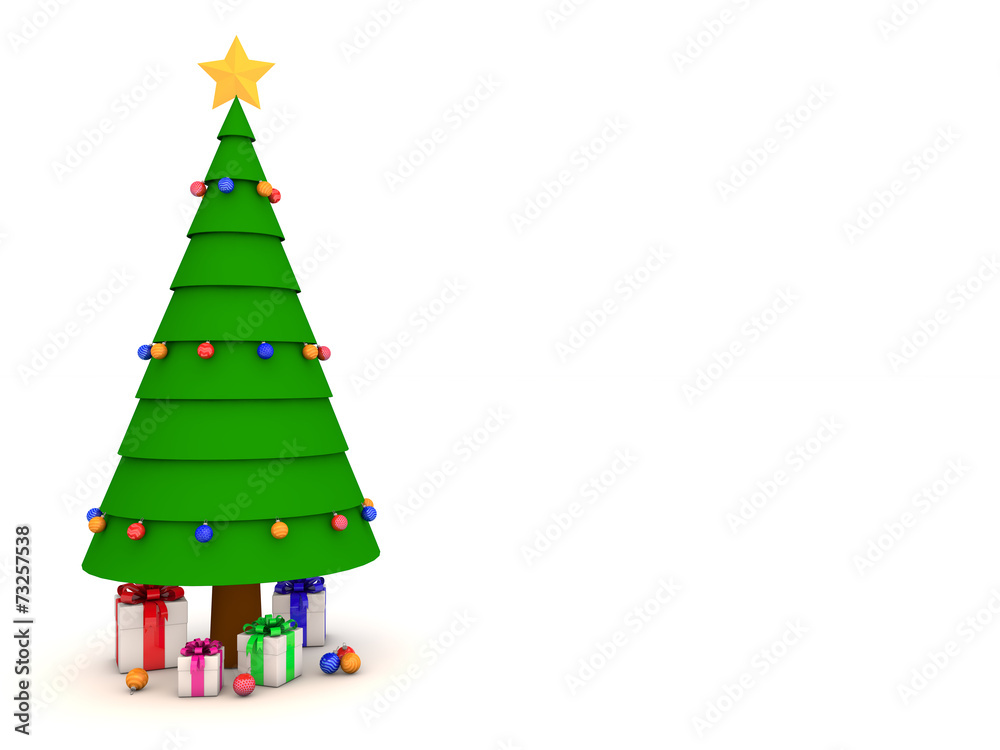 christmas tree isolated on white background christmas tree isolated on white background