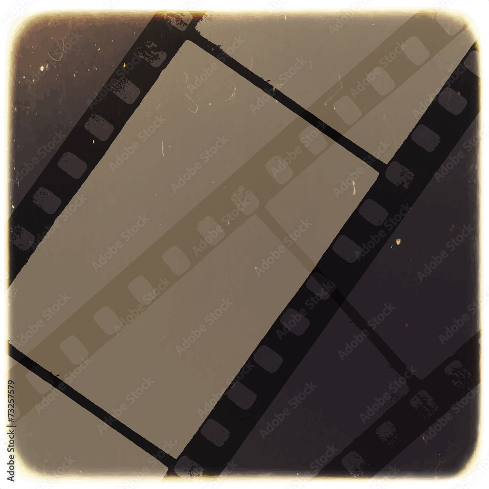 Obraz premium Old Filmstrip Abstract Background. Vector