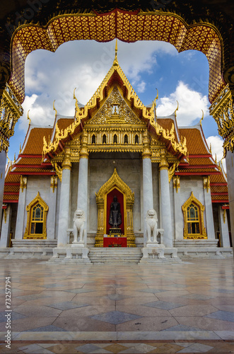 Marble Temple, Wat Benchamabopitr, Bangkok, Thailand © A.Jedynak