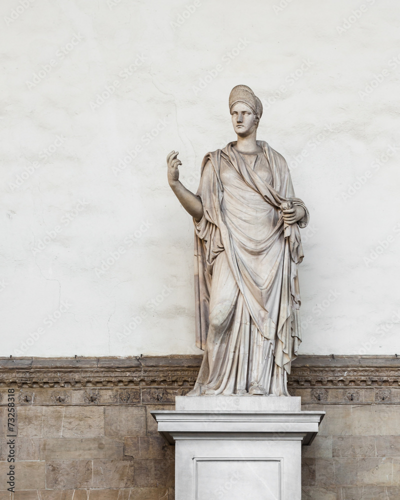 Fototapeta premium Statue outside the Uffizi Gallery