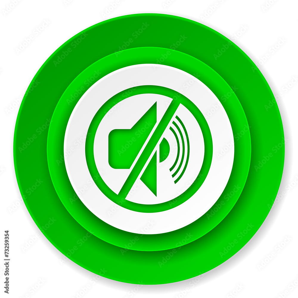 mute icon, silence sign