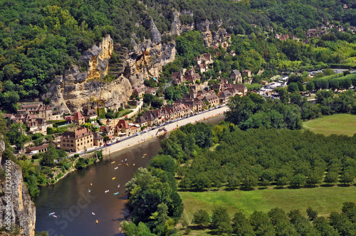 La valle della Dordogna a la Roque Gageac