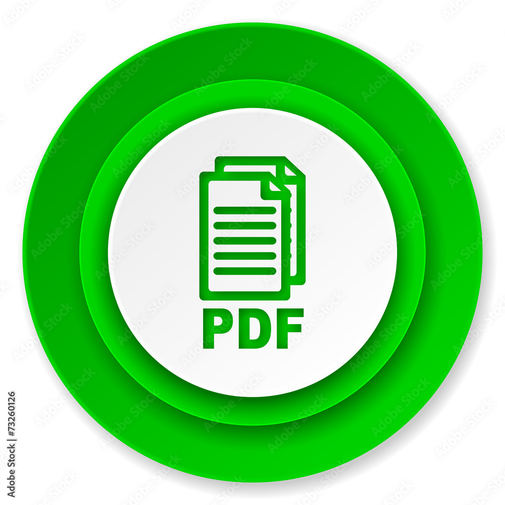 pdf icon, pdf file sign
