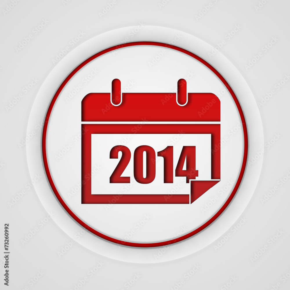 calendar circular icon on white background calendar circular icon on white background