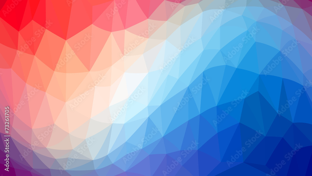 The wave of triangles of different colors. Raster . The wave of triangles of different colors. Raster .