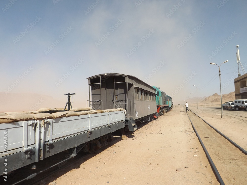Obraz premium train, jordanie