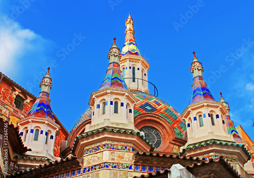 Parish Church of Sant Roma. Lloret de Mar, Costa Brava, Spain