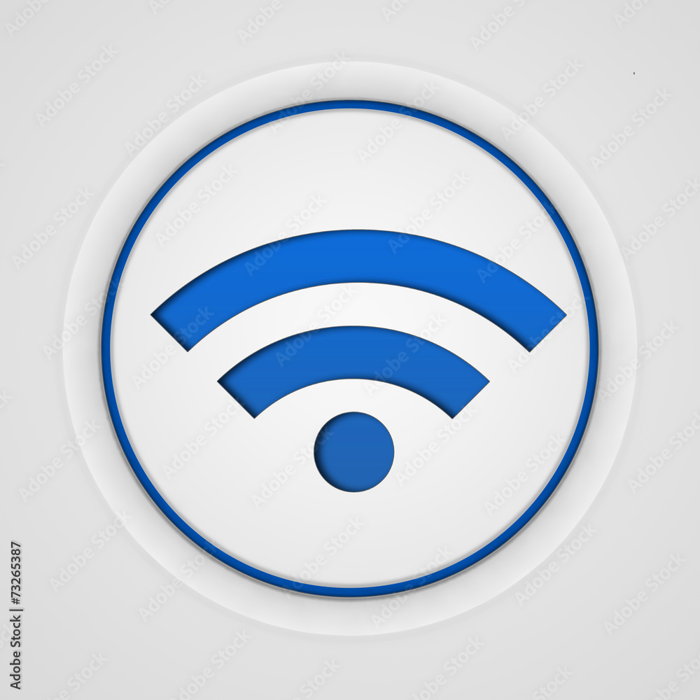 signal circular icon on white background signal circular icon on white background