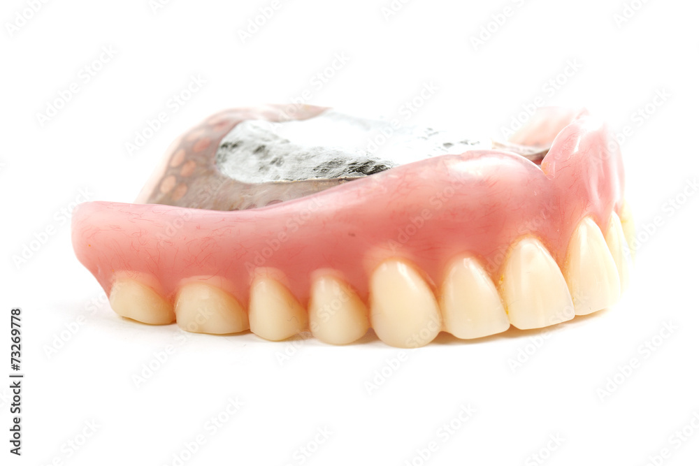 Obraz premium false teeth prosthetic