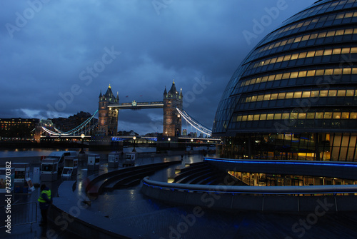 City of London and Tower Bridge