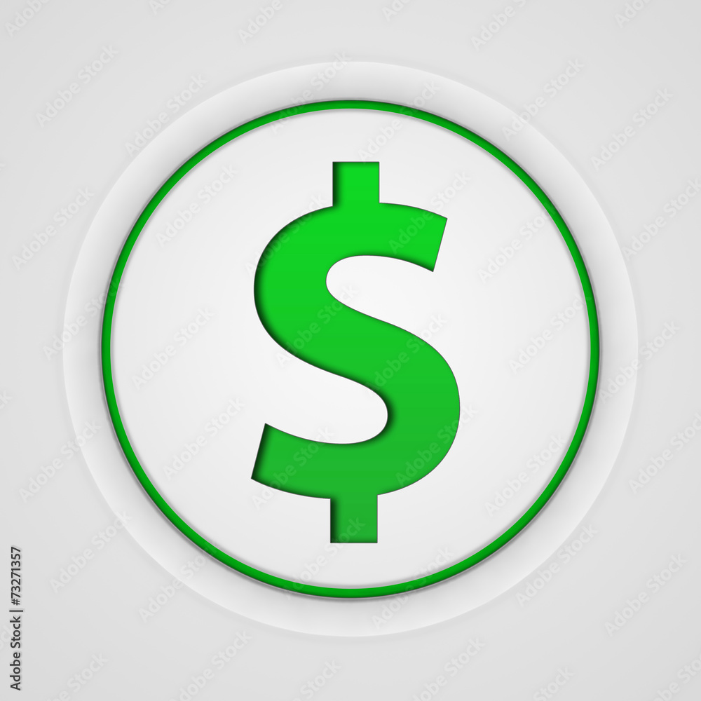 money circular icon on white background money circular icon on white background