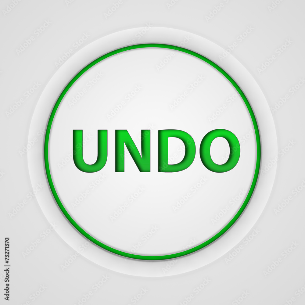 undo circular icon on white background undo circular icon on white background