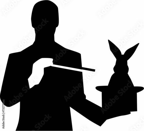Magician with Rabbit Hat