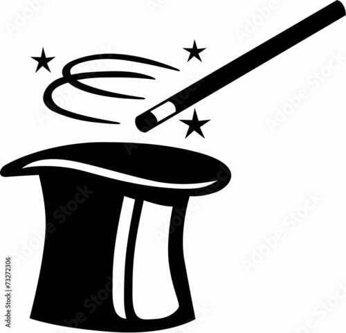 Magician Hat and Wand