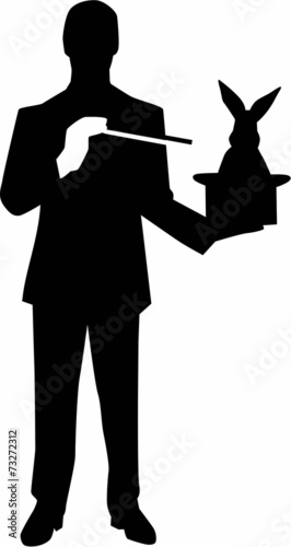 Magician Silhouette