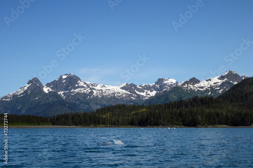Mountains in Prince William Sound