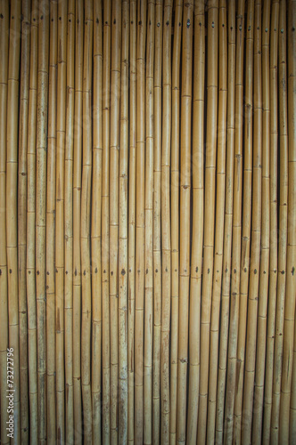 Close up of Bamboo wall for background