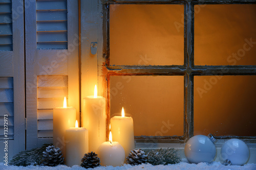 Christmas window photo