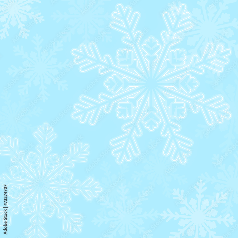 Abstract blue christmas snowflakes background Abstract blue christmas snowflakes background