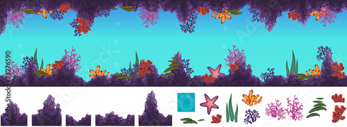 Underwater cave