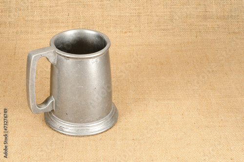 Aluminium beer mug photo