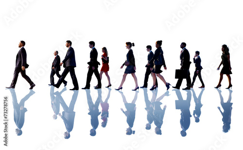 Business People Corporate Walking Team Concepts