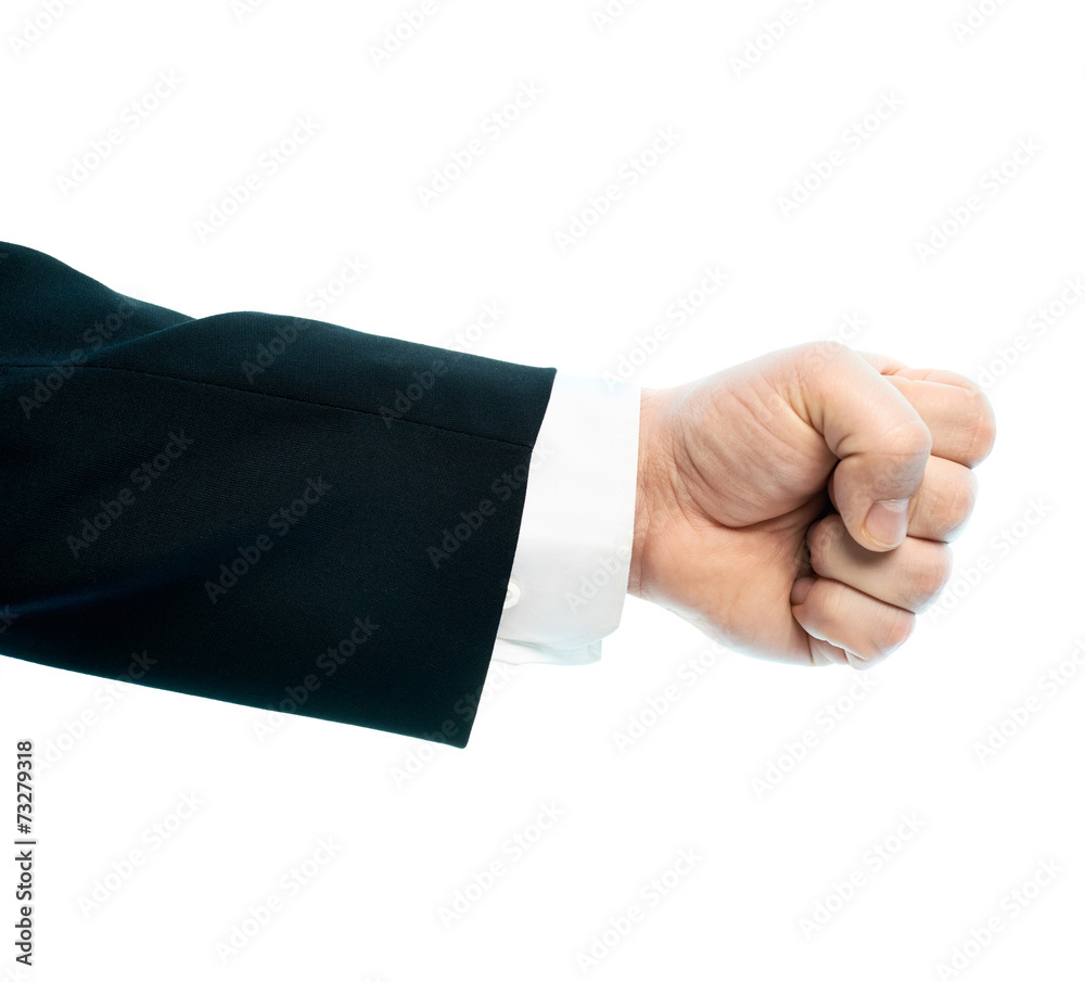 Caucasian male hand composition isolated Caucasian male hand composition isolated