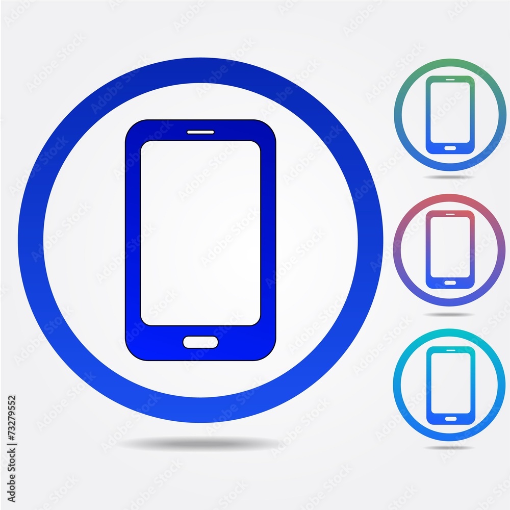 Smartphone sign icon Smartphone sign icon