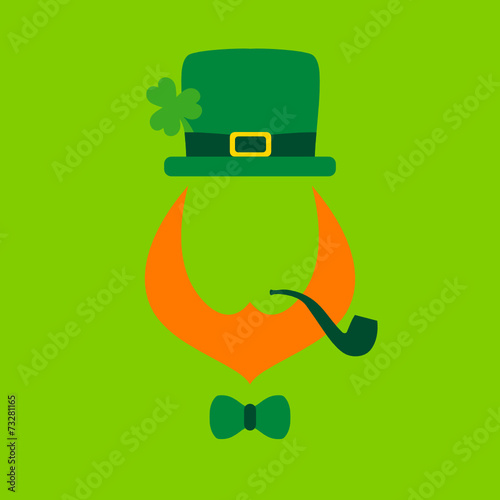 St. Patrick´s Day Abstract Leprechaun Pipe