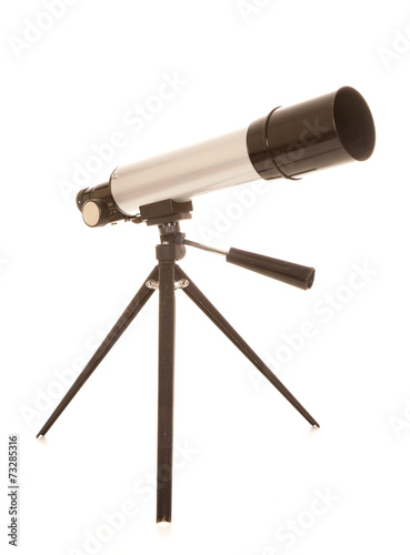 childs silver toy telescope