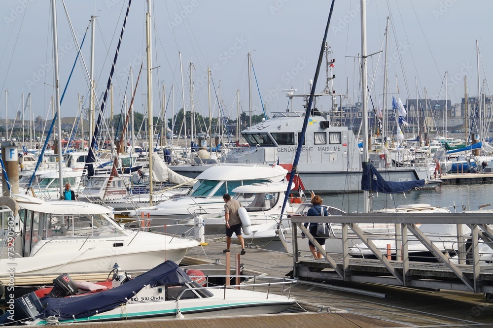 Fototapeta premium port de saint-malo