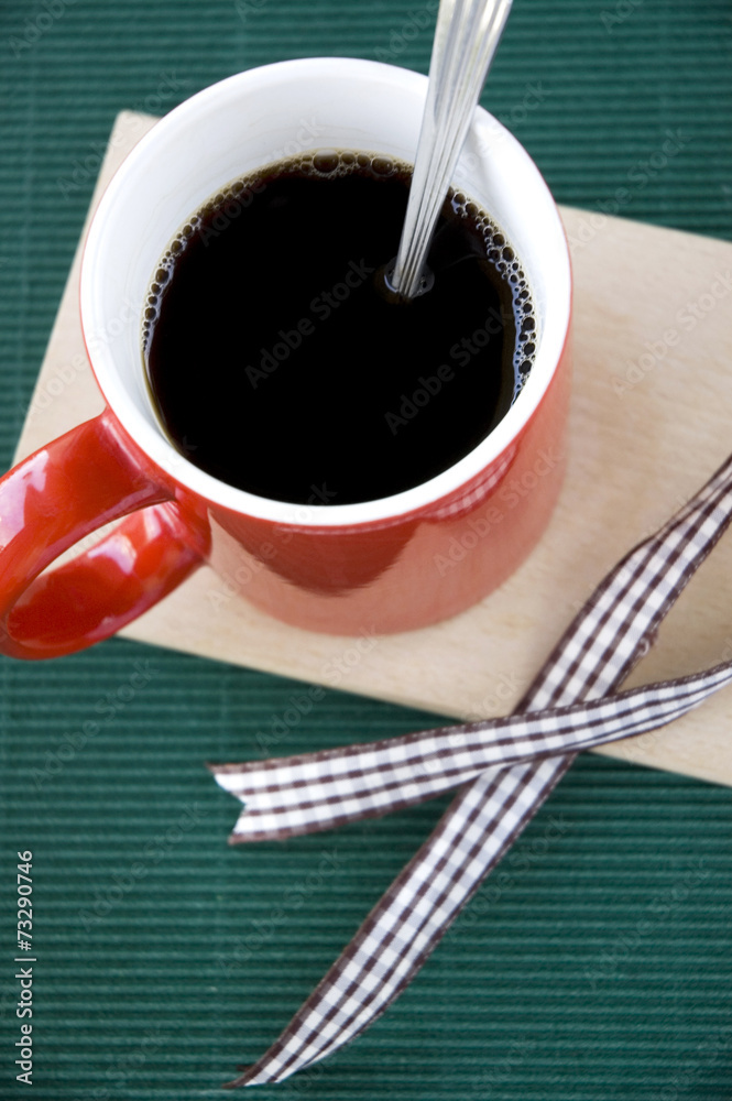 Fototapeta cup of hot coffee