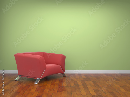 red cloth sofa photo