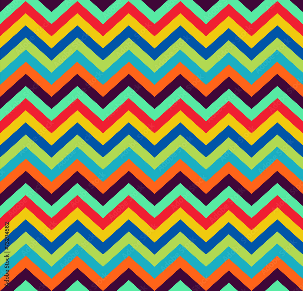 Geometric zigzag seamless pattern