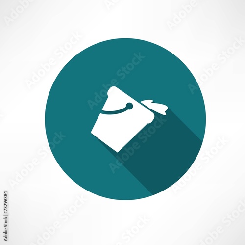 a bucket of water icon