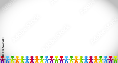 amicizia, comunità, colori, girotondo