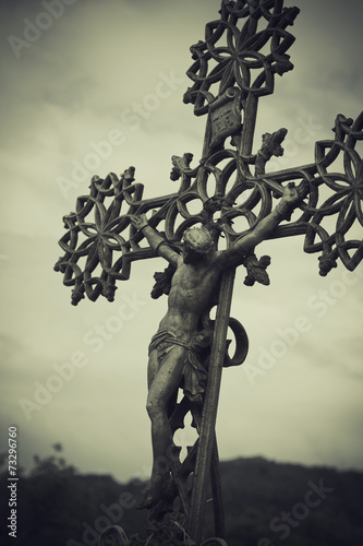 Figure of Christ on the Cross photo