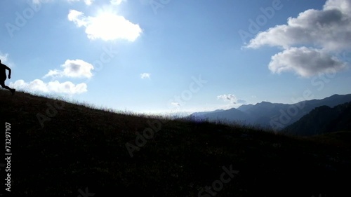 Trail running in Montagna